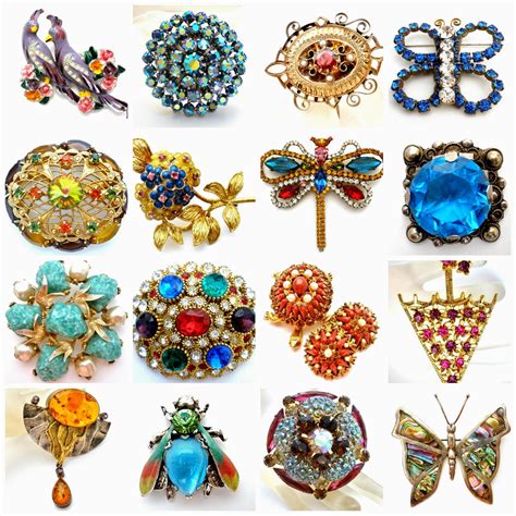 old fashioned brooches.